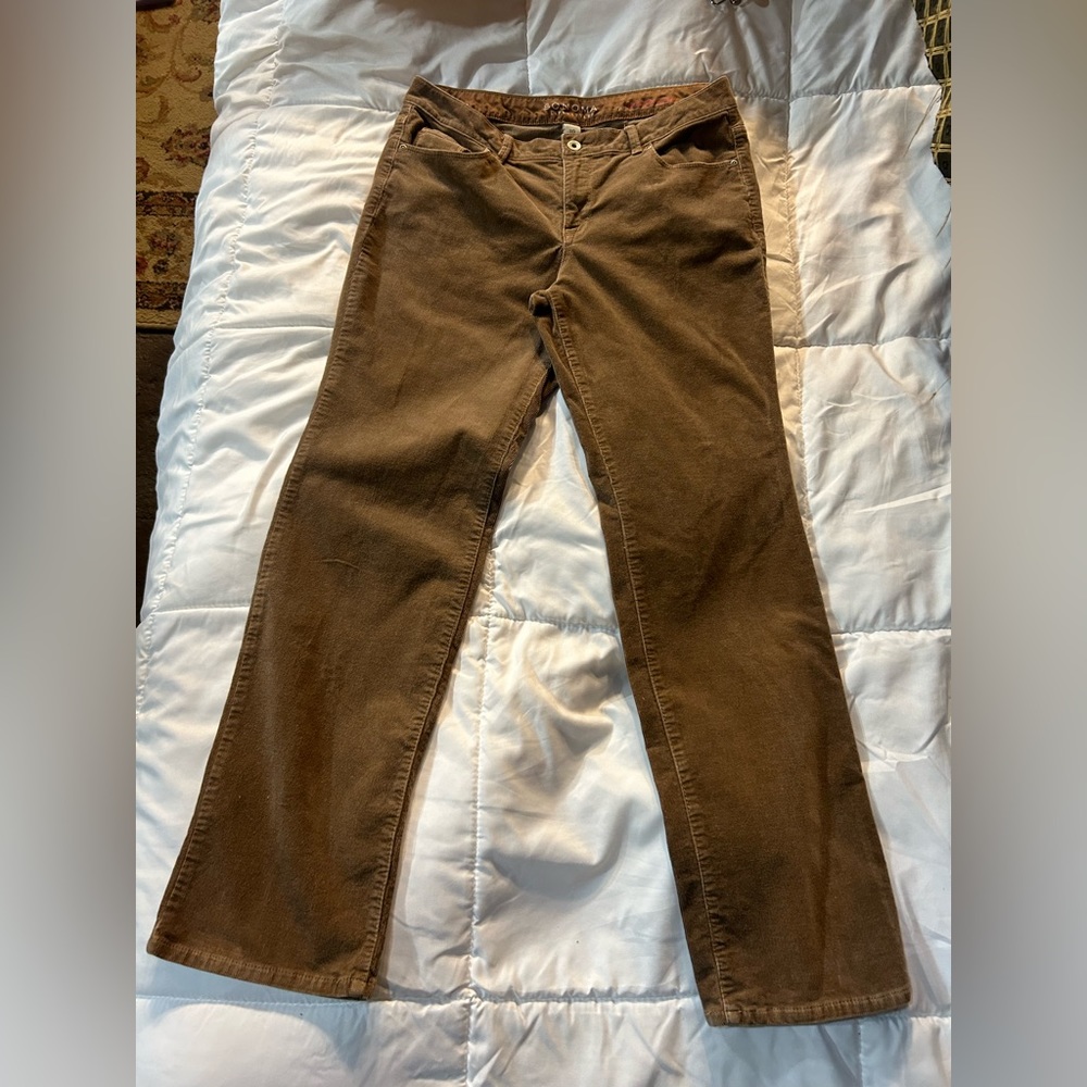 Sonoma Bootcut Brown Corduroy Pants Women’s 10